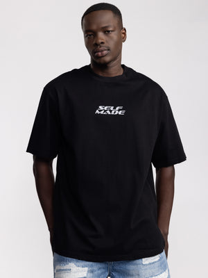 T-SHIRT OVER SIZE Black / XXS