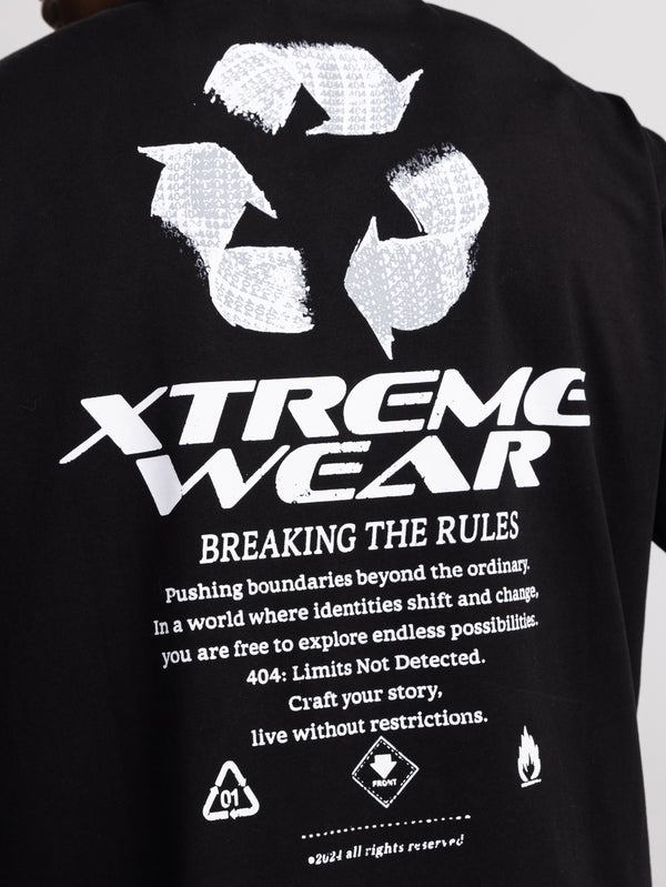 T-SHIRT OVER SIZE Black / XXS