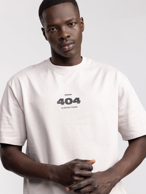 T-SHIRT OVER SIZE Light Gray / XXS