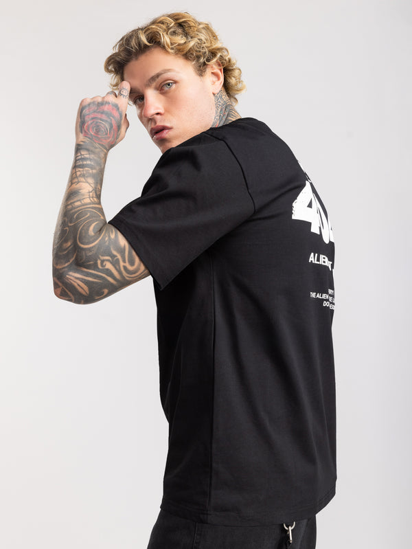 T-SHIRT OVER SIZE Black / XXS