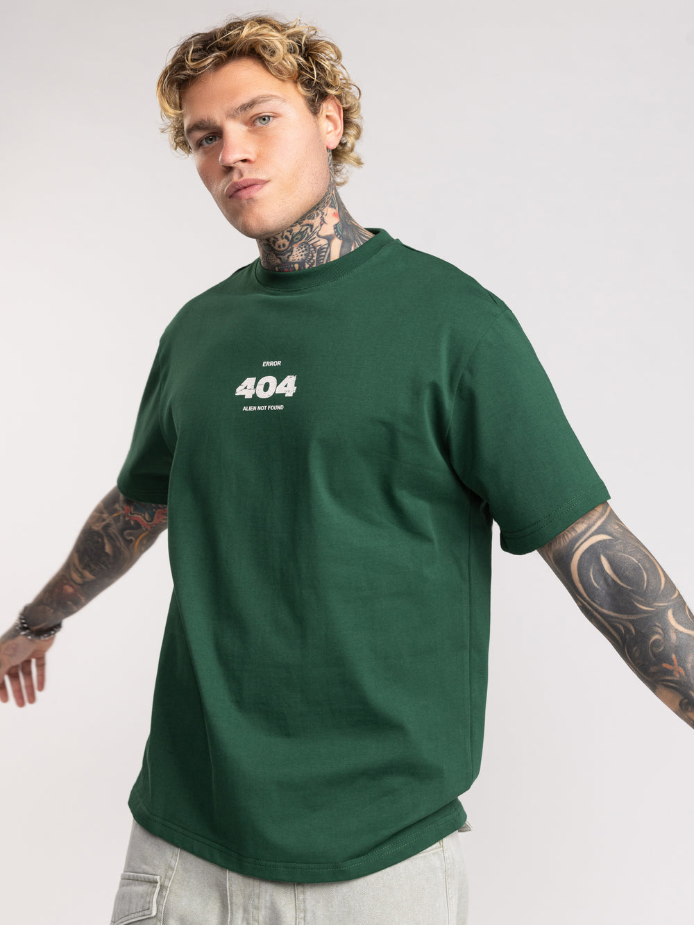 T-SHIRT OVER SIZE Light Gray / XXS