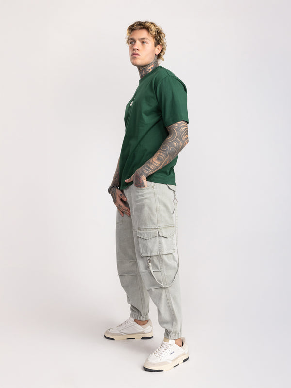 T-SHIRT OVER SIZE Boston Green / XXS