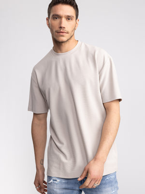 FASHION BASIC T-SHIRTS Light Gray / XXS