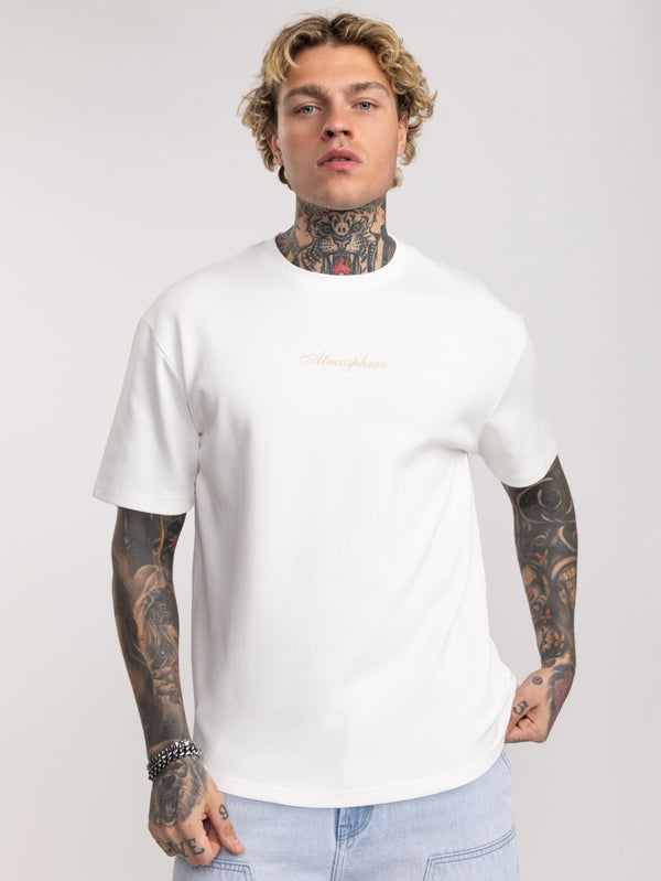 T-SHIRT OVER SIZE Cream / XXS