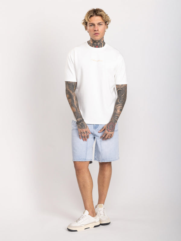 T-SHIRT OVER SIZE Cream / XXS