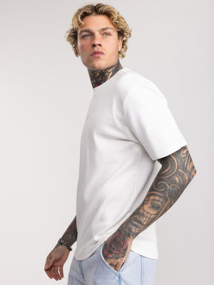 T-SHIRT OVER SIZE Cream / XXS