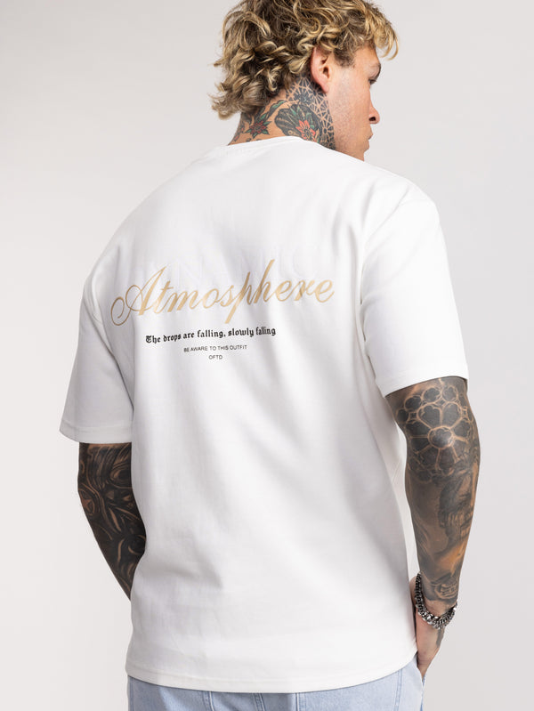 T-SHIRT OVER SIZE Cream / XXS