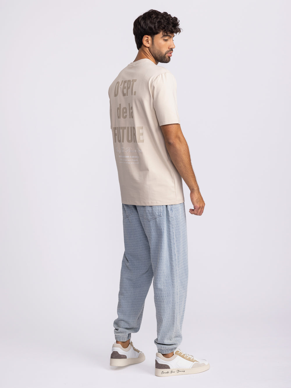 FASHION T-SHIRT Stone / S