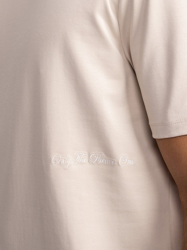 FASHION T-SHIRT Stone / S