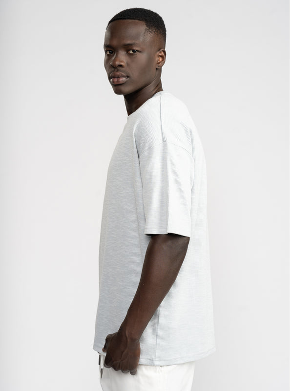 T-SHIRT OVER SIZE Light Blue / XXS