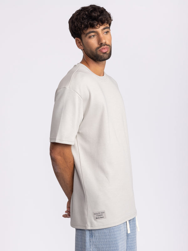 FASHION BASIC T-SHIRTS Light Gray / XXS