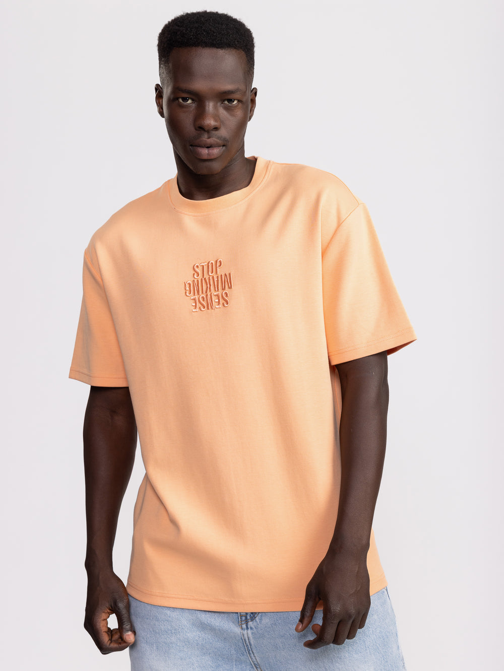 FASHION BASIC T-SHIRTS Peach / XXS