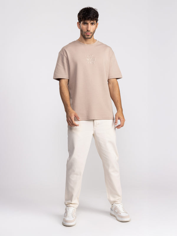 FASHION BASIC T-SHIRTS Mocha / XXS