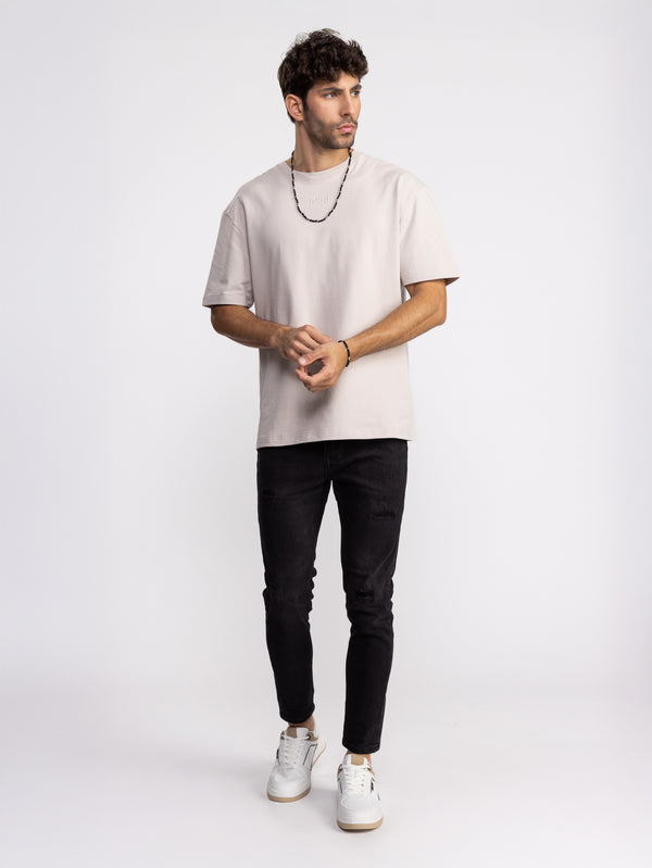 FASHION BASIC T-SHIRTS Stone / XXS