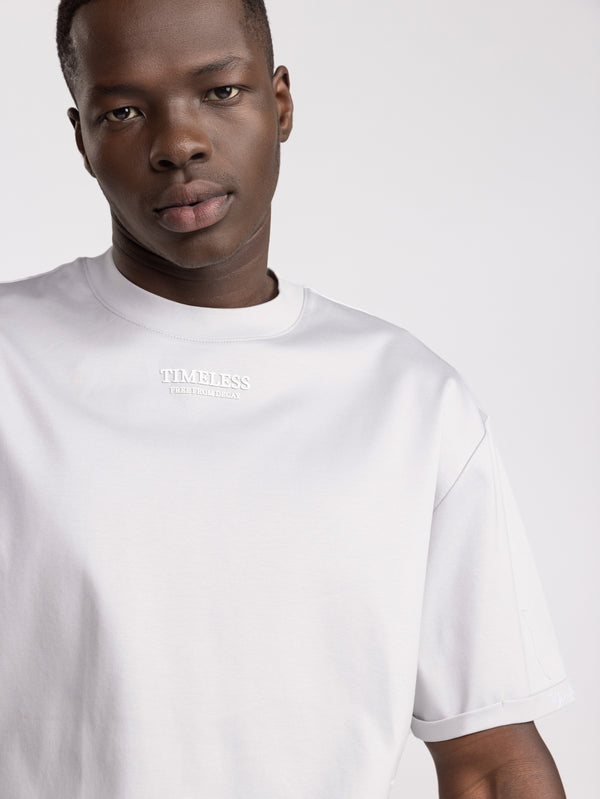 FASHION BASIC T-SHIRTS Light Gray / XXS