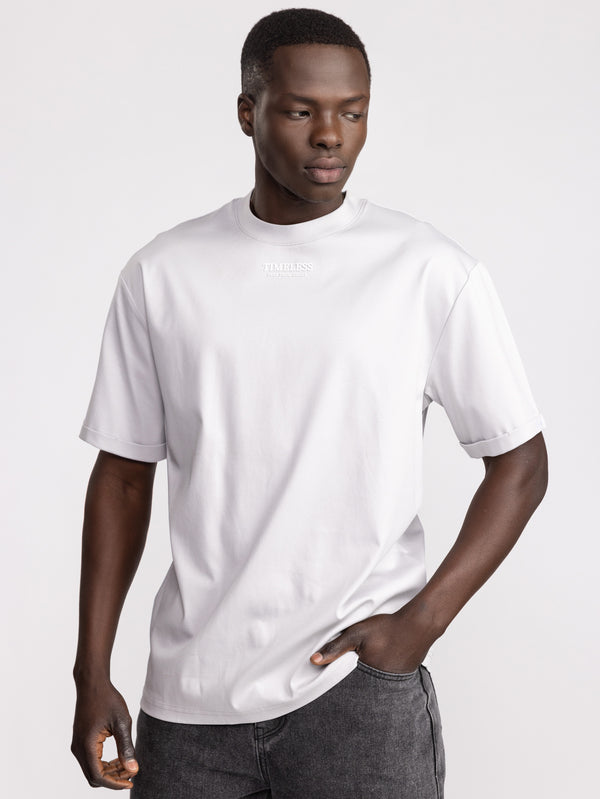 FASHION BASIC T-SHIRTS Light Gray / XXS