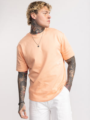 T-SHIRT OVER SIZE Peach / XXS