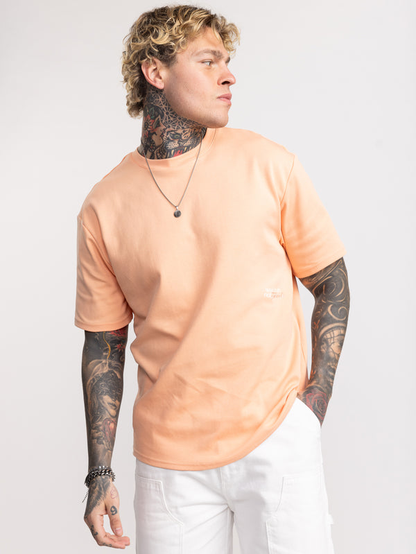T-SHIRT OVER SIZE Peach / XXS