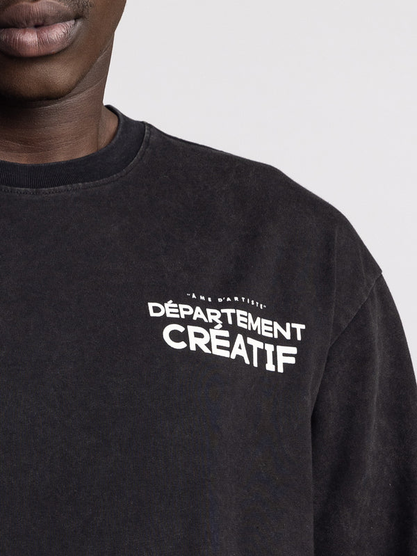 T-SHIRT OVER SIZE Black / XXS