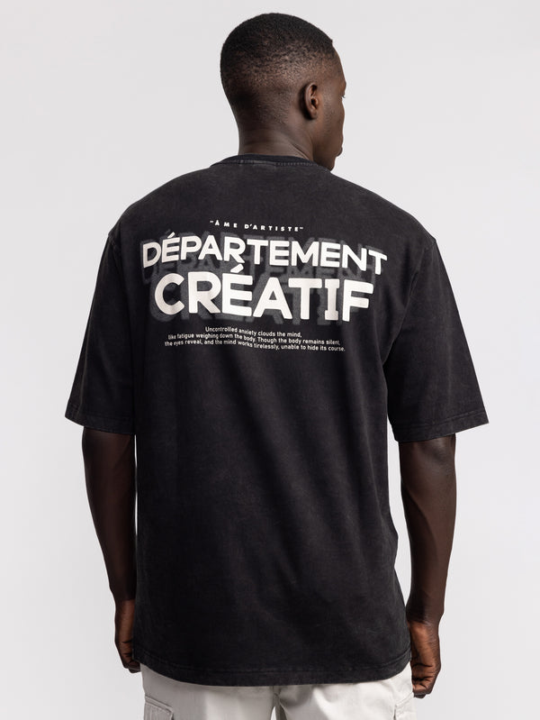 T-SHIRT OVER SIZE Black / XXS