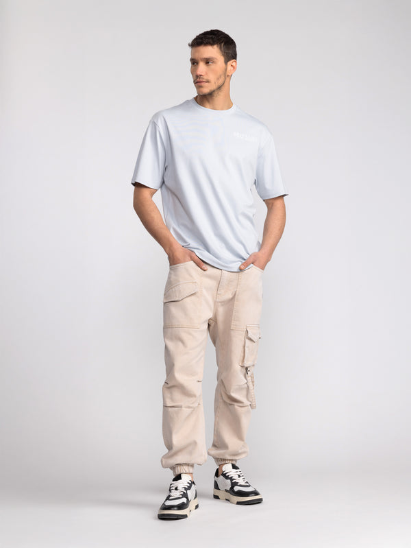 T-SHIRT OVER SIZE Light Blue / XXS