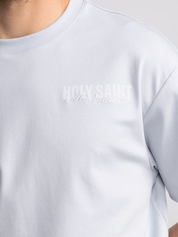T-SHIRT OVER SIZE Light Blue / XXS