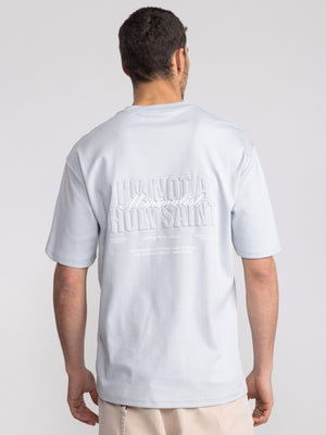 T-SHIRT OVER SIZE Light Blue / XXS