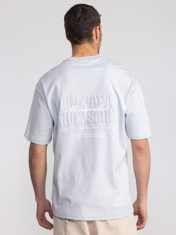 T-SHIRT OVER SIZE Light Blue / XXS