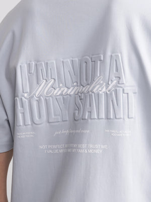 T-SHIRT OVER SIZE Light Blue / XXS