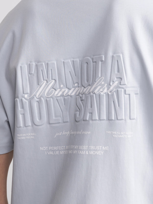 T-SHIRT OVER SIZE Light Blue / XXS