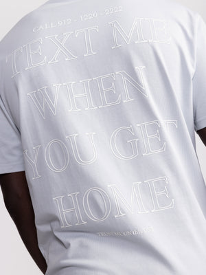 T-SHIRT OVER SIZE Light Blue / XXS
