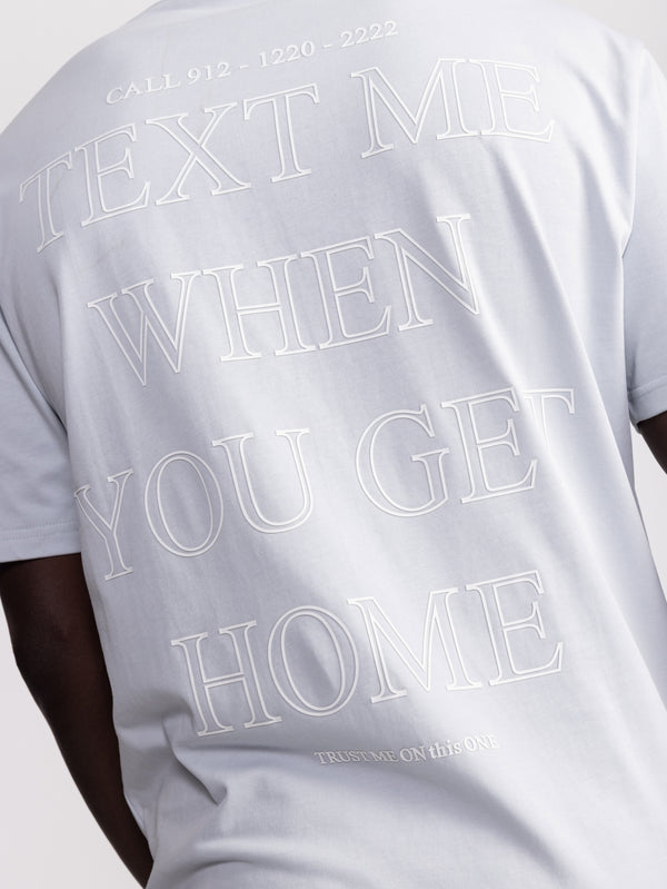 T-SHIRT OVER SIZE Light Blue / XXS