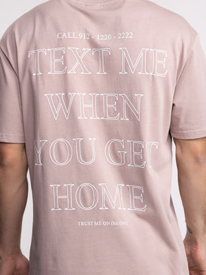 T-SHIRT OVER SIZE Smoky Pink / XXS
