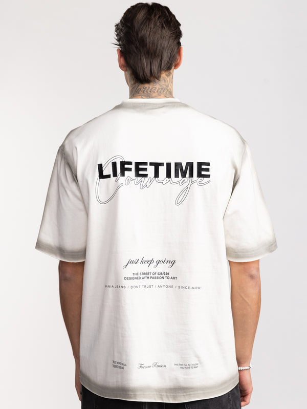 T-SHIRT OVER SIZE Off-White / XXS