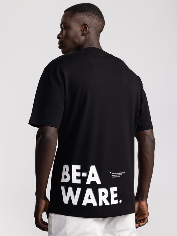 T-SHIRT OVER SIZE Black / XXS