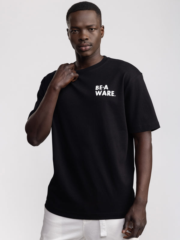 T-SHIRT OVER SIZE Black / XXS
