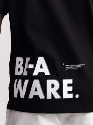 T-SHIRT OVER SIZE Black / XXS