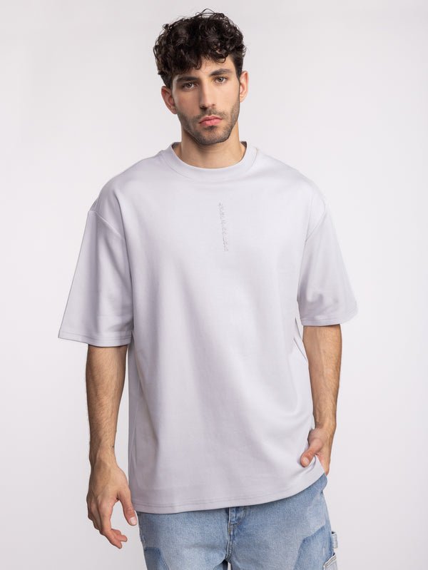 FASHION BASIC T-SHIRTS Light Gray / XXS