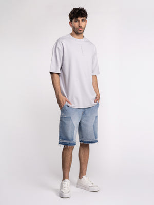 FASHION BASIC T-SHIRTS Light Gray / XXS