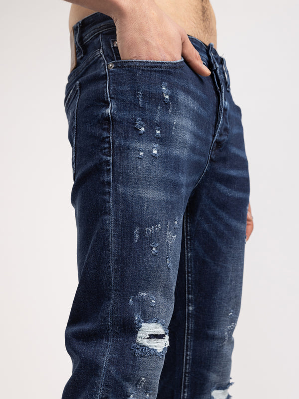 FASHION JEANS Dark Blue / 38
