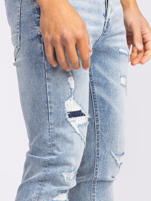 FASHION JEANS Light Blue / 38