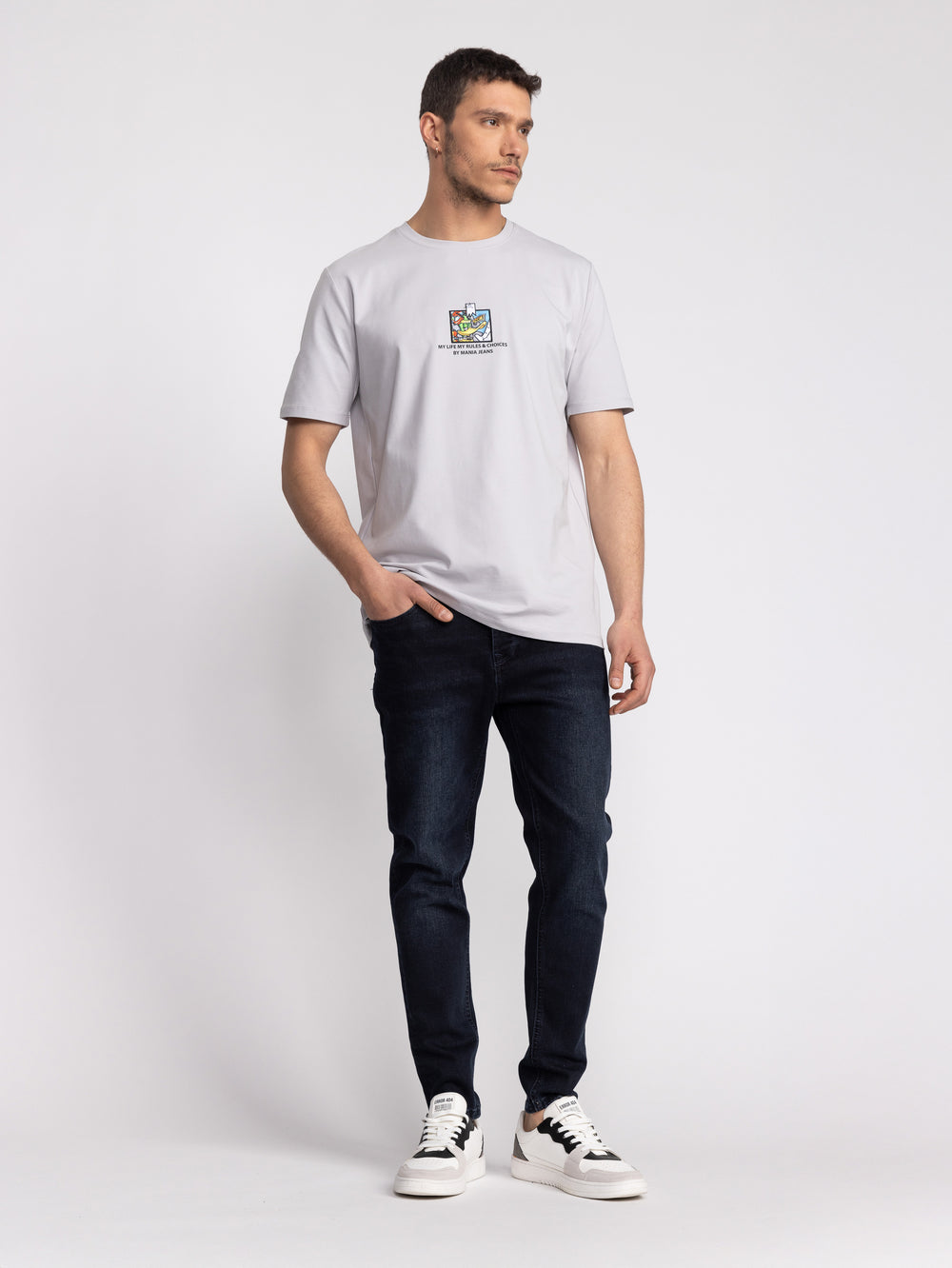 BASIC JEANS Dark Blue / 38