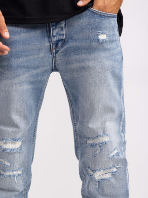 FASHION JEANS Light Blue / 38