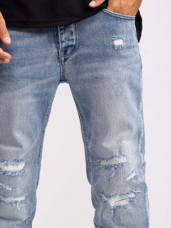 FASHION JEANS Light Blue / 38