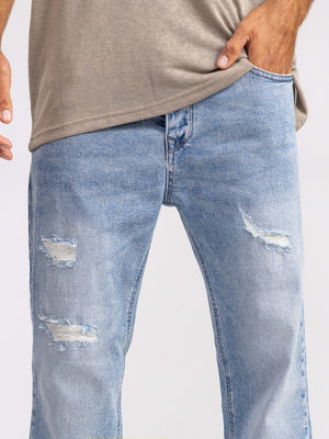 FASHION JEANS Light Blue / 38