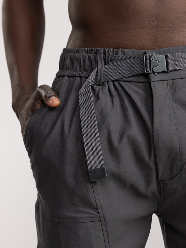 CARGO WOVEN PANTS Dark Gray / 48