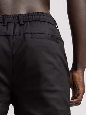 CARGO WOVEN PANTS Black / 48