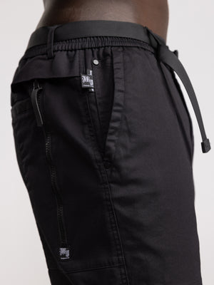 CARGO WOVEN PANTS Black / 46