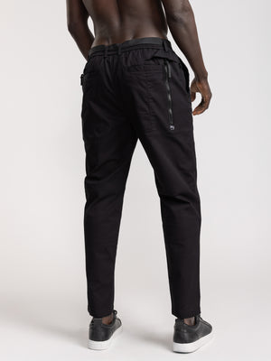 CARGO WOVEN PANTS Black / 46