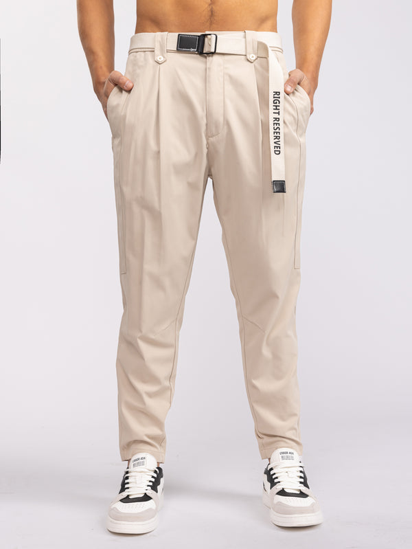 WOVEN PANTS Stone / 46